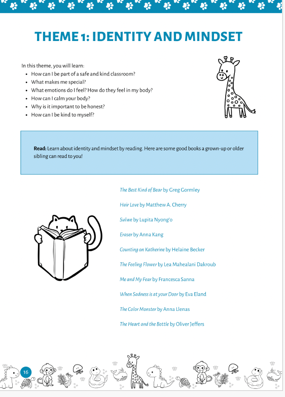 Social Emotional Learning Classroom Workbook - Grade Kindergarten, 2nd edition