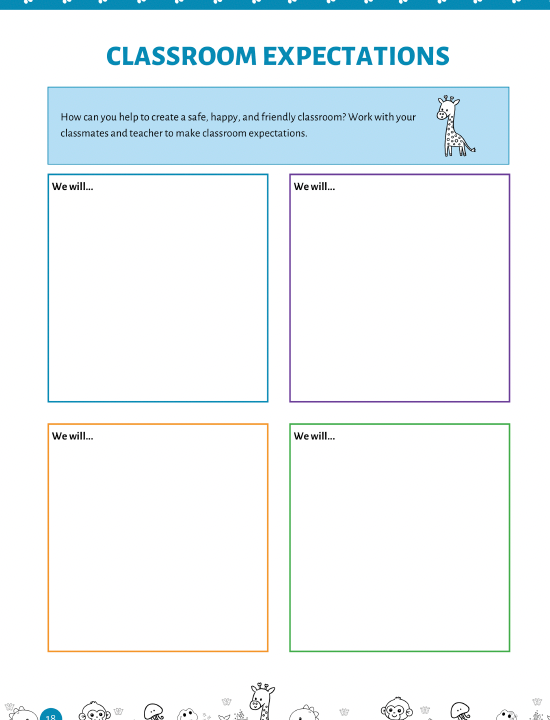 Social Emotional Learning Classroom Workbook - Grade Kindergarten, 2nd edition